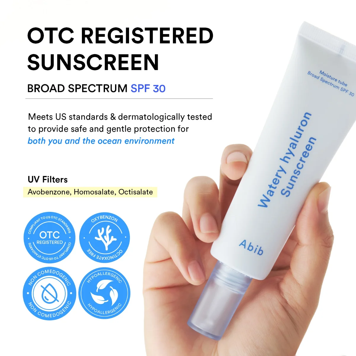 ABIB Watery Hyaluron Sunscreen Moisture Tube 50 ml