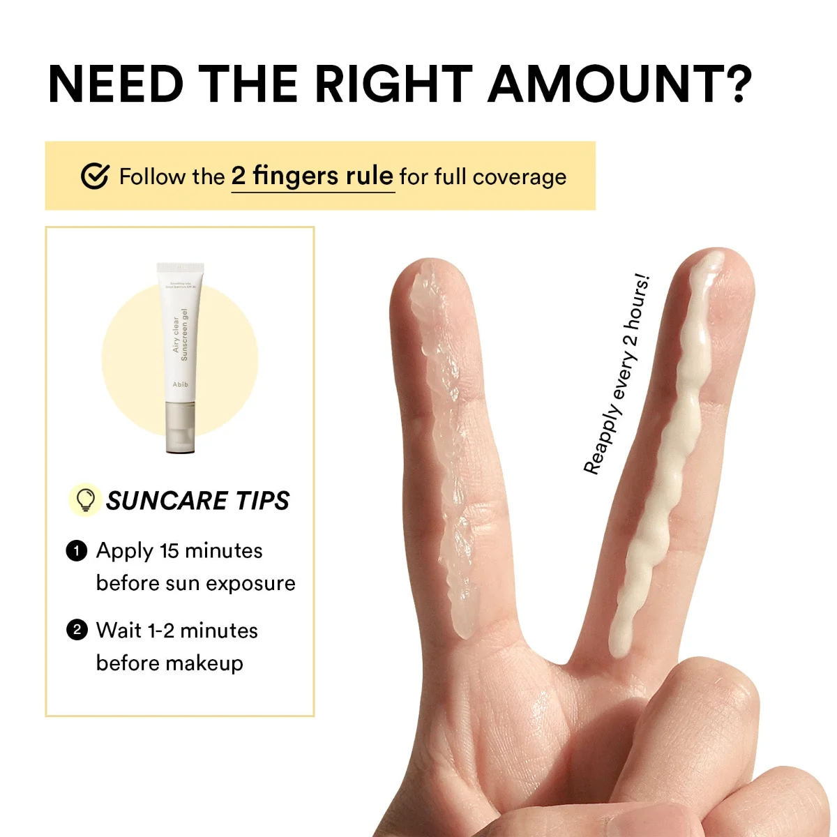 ABIB Airy Clear Sunscreen Gel Smoothing Tube 30 ml