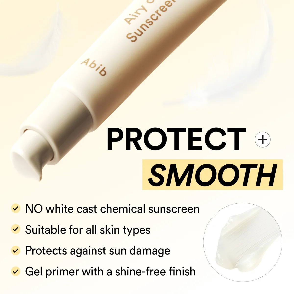 ABIB Airy Clear Sunscreen Gel Smoothing Tube 30 ml