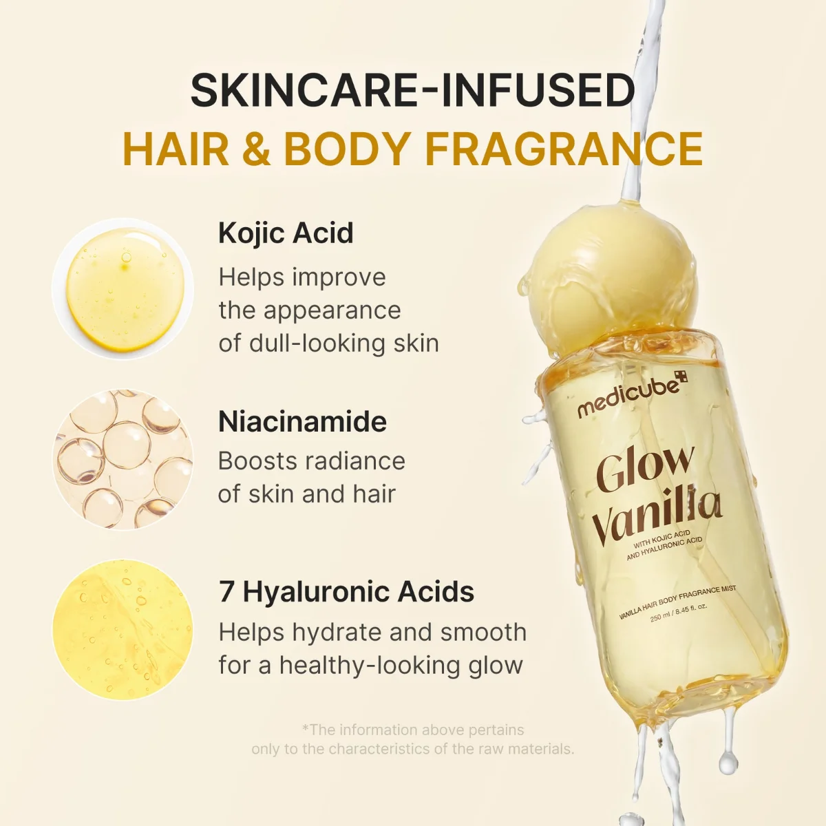 Medicube Glow Vanilla Hair & Body Fragrance Mist 250ml