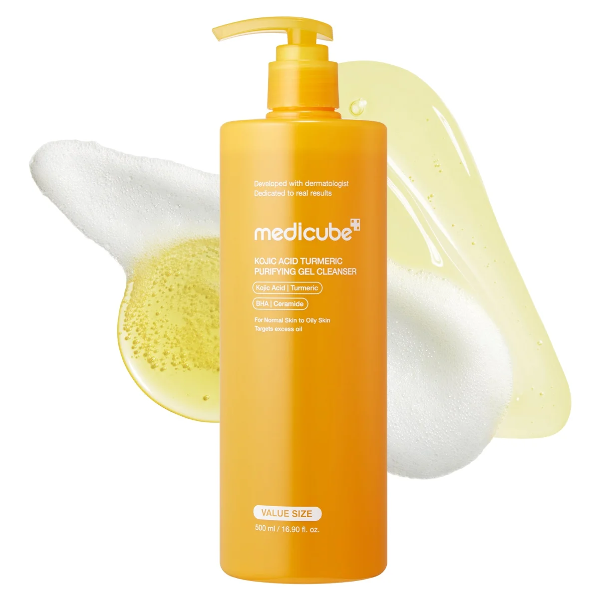 Medicube Kojic Acid Turmeric Purifying Gel Cleanser 16.9 fl oz