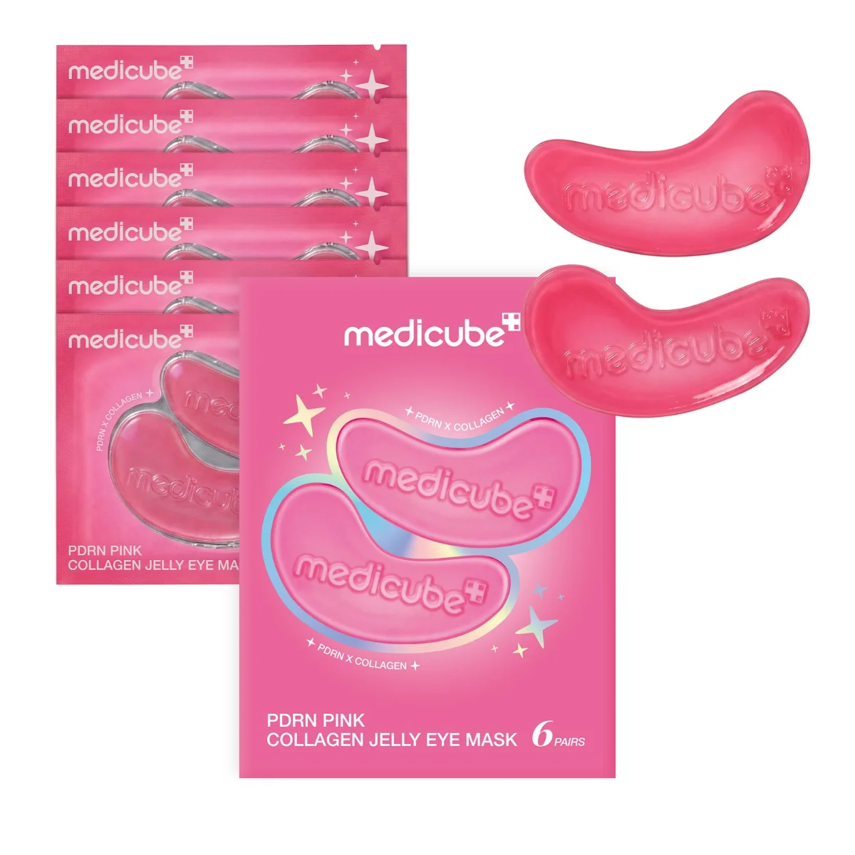 Medicube PDRN Pink Collagen Jelly Eye Mask 6 Pouches