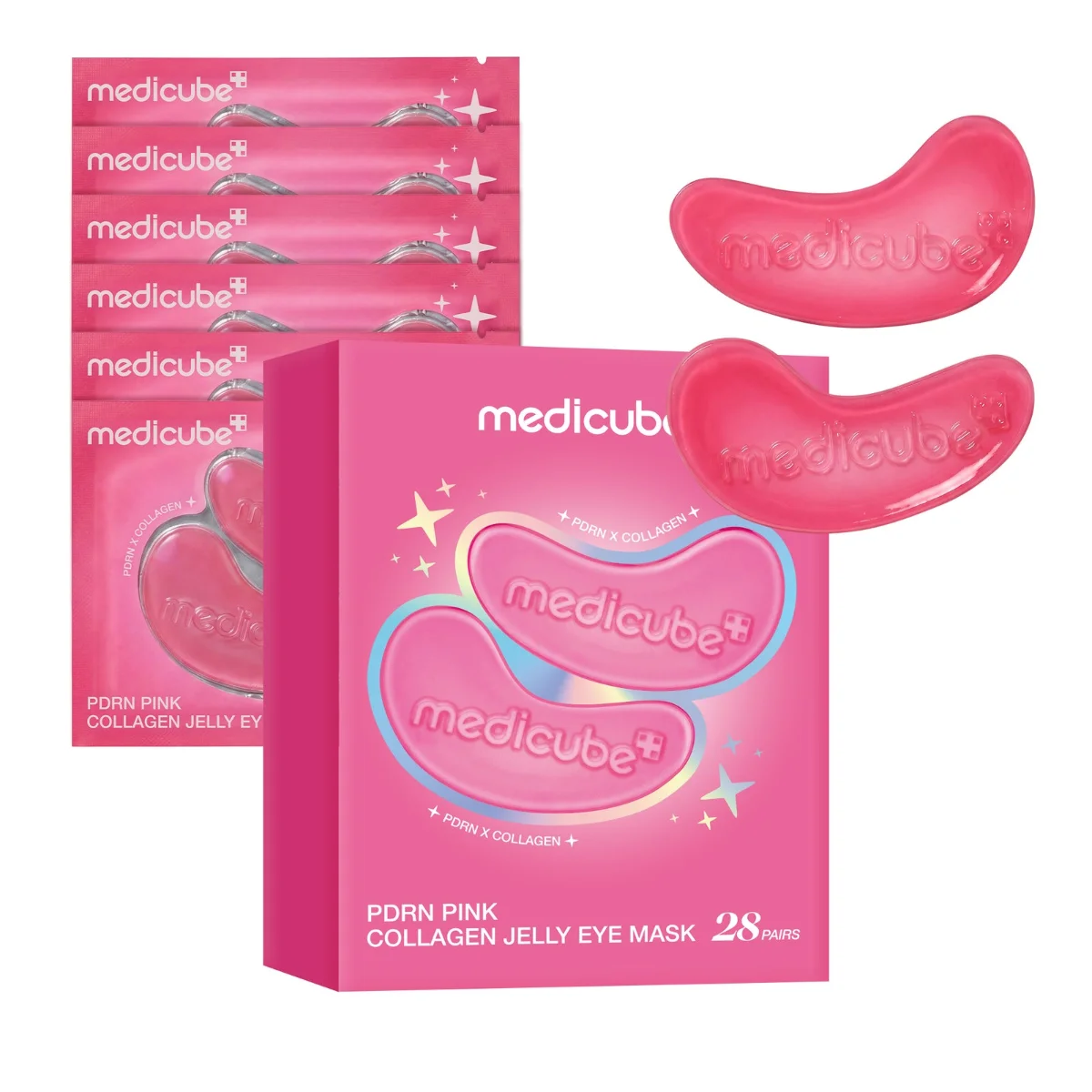 Medicube PDRN Pink Collagen Jelly Eye Mask 28 Pouches