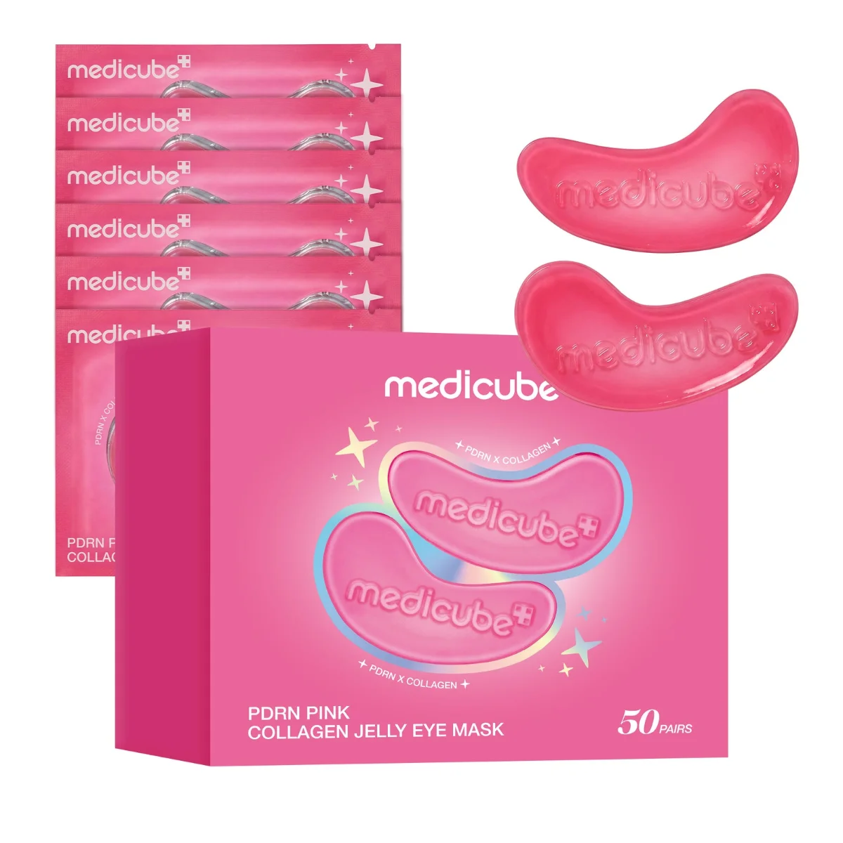Medicube PDRN Pink Collagen Jelly Eye Mask 50 Pouches