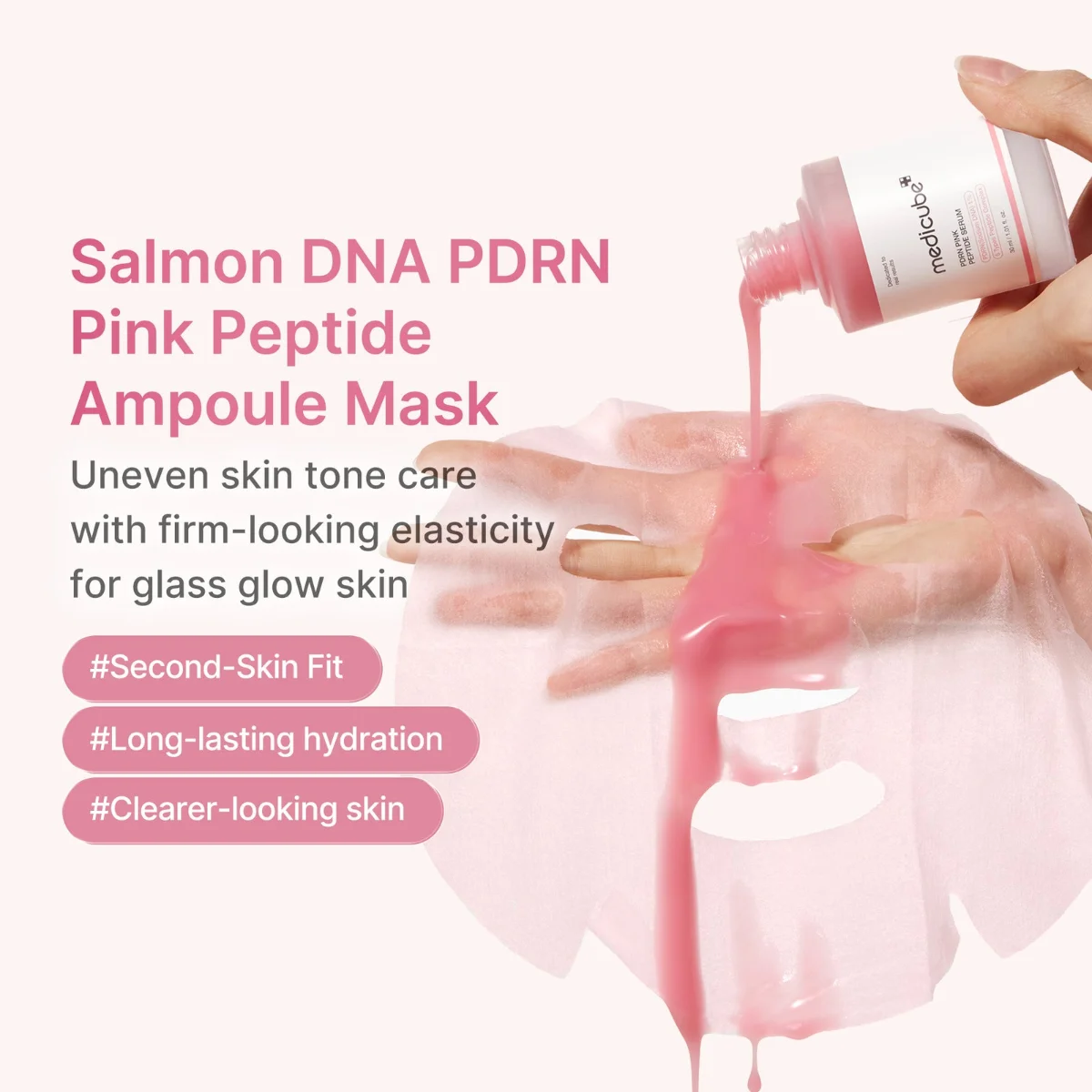 Medicube PDRN Pink Peptide Ampoule Mask 6 Sheets