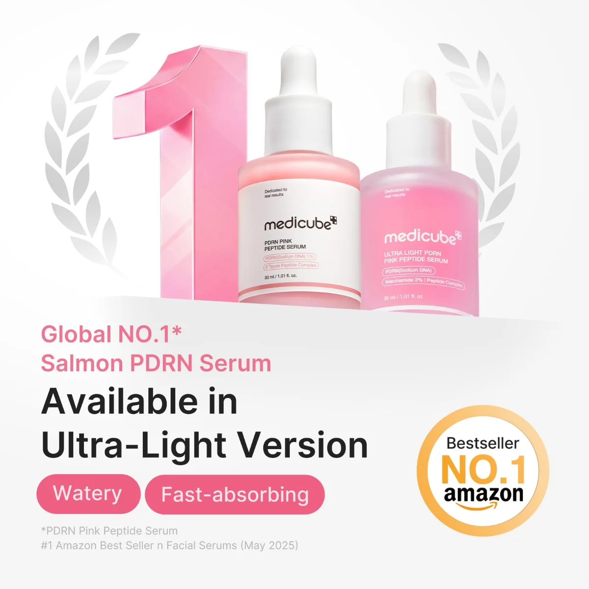 Medicube Ultra Light PDRN Pink Peptide Serum 110ml
