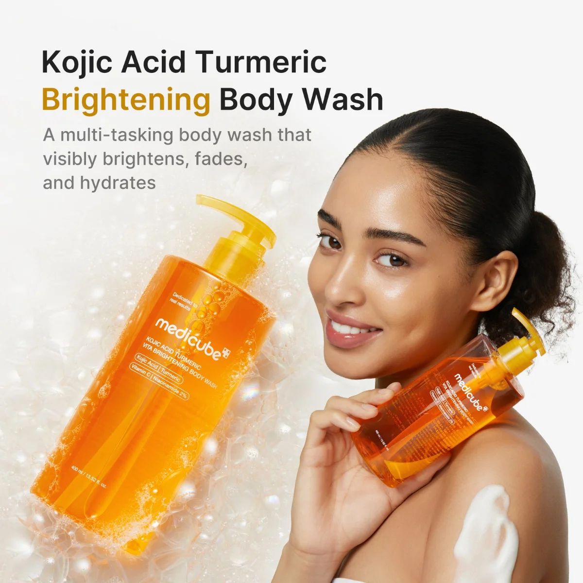 Medicube Kojic Acid Turmeric Brightening Body Wash 1L