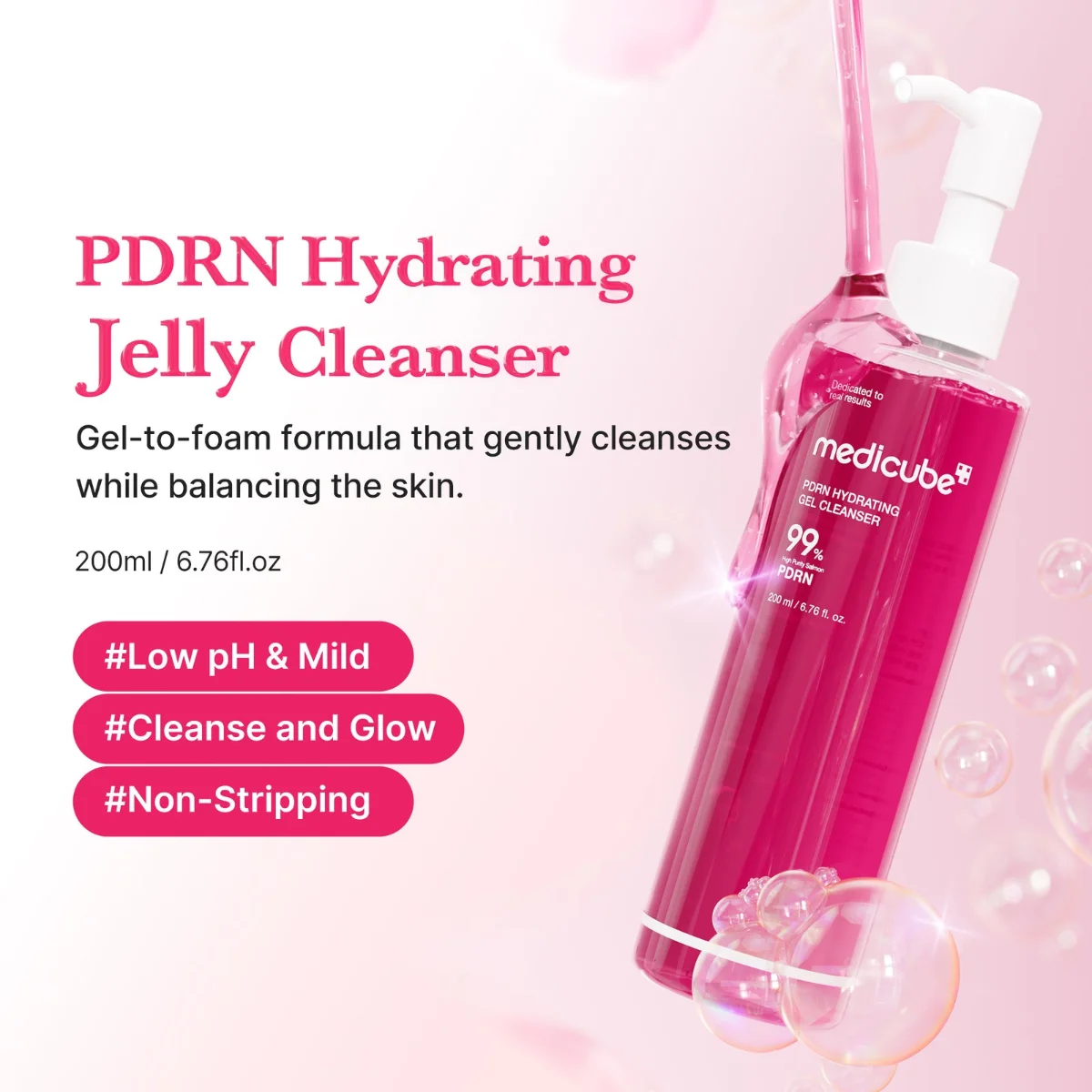 Medicube PDRN Pink Gel Cleanser
