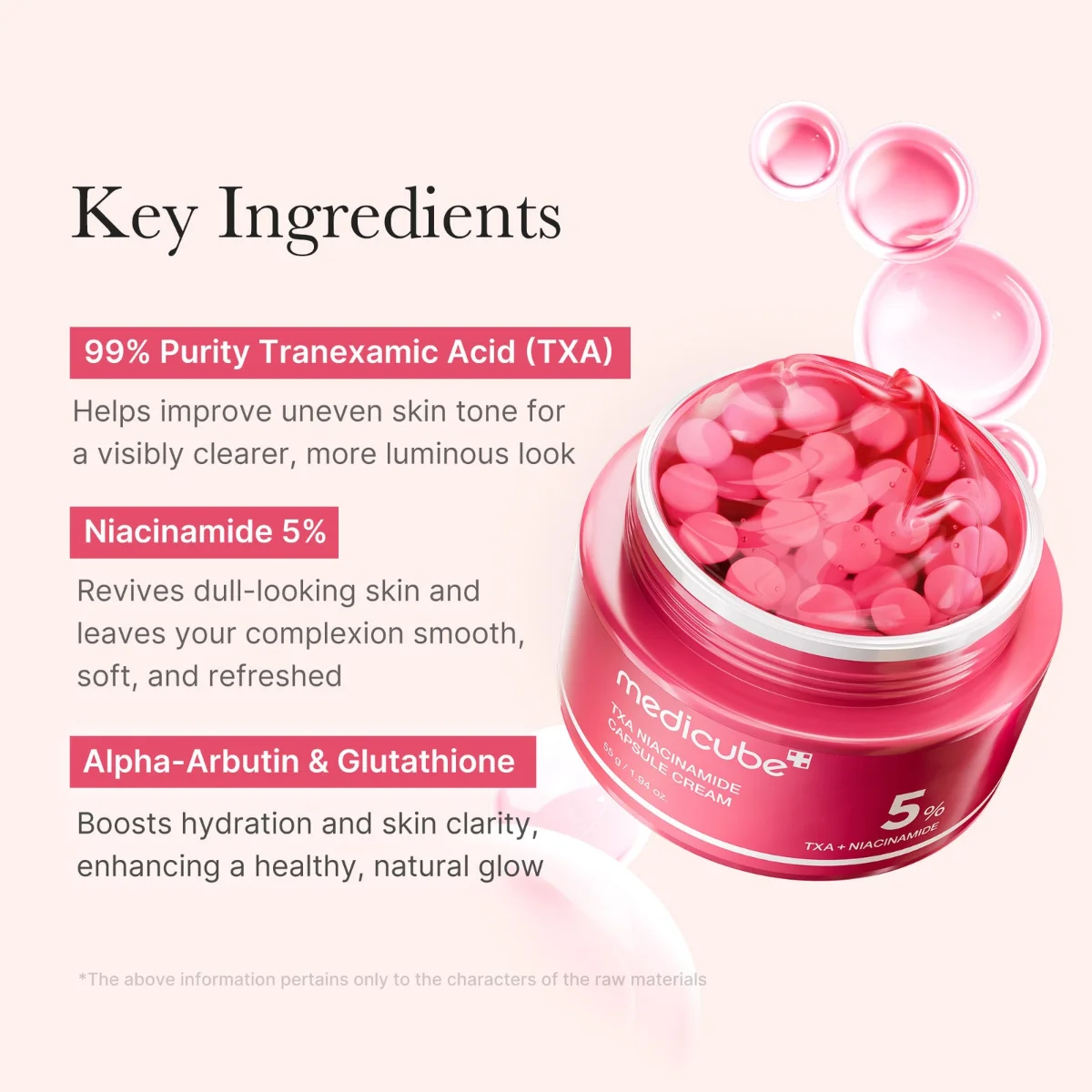 Medicube TXA Niacinamide Capsule Cream